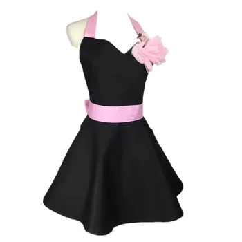 Lovely Lace Work Adjustable Apron Home Shop Kitchen Cooking Women Ladies Aprons with Pocket for Christmas Gift Black MarT5
Lovely Lace Work Adjustable Apron Home Shop Kitchen Cooking Women Ladies Aprons with Pocket for Christmas Gift Black MarT5