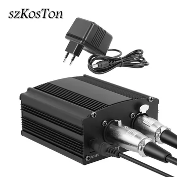 New 48V Microphone Phantom Power Supply With Adapter Microphone Phantom Power for Condenser Microphon Phantom Power
New 48V Microphone Phantom Power Supply With Adapter Microphone Phantom Power for Condenser Microphon Phantom Power