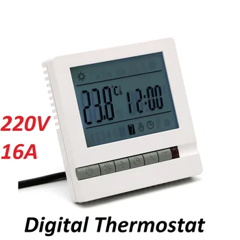 High Quality Digital Floor Heating Thermostat AC220V 16A Room Warm Temperature Controller
High Quality Digital Floor Heating Thermostat AC220V 16A Room Warm Temperature Controller