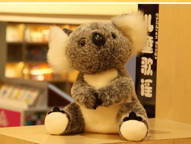 Фото Новая милая плюшевая игрушка серая коала Высококачественная кукла подарок около