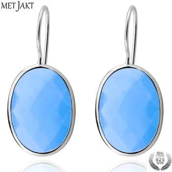 MetJakt Fashion Classic Water Drop Sky Blue Agate Earrings Solid 925 Sterling Silver Earring for Lady Wedding Party Fine Jewelry
MetJakt Fashion Classic Water Drop Sky Blue Agate Earrings Solid 925 Sterling Silver Earring for Lady Wedding Party Fine Jewelry