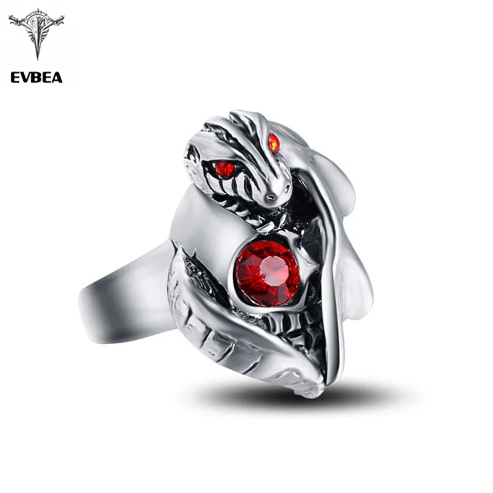 Silver Gothic Punk Dragon Skull Big Adjustable Rotating Bikers Bible Rings Men's Jewelry with Stones
Silver Gothic Punk Dragon Skull Big Adjustable Rotating Bikers Bible Rings Men's Jewelry with Stones