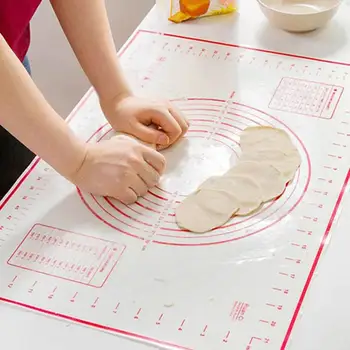 Silicone Baking Mat Non-stick Kneading Pad Silicone Mat Sheet Bakeware Baking Tools for Cakes Baking Mats & Liners
Silicone Baking Mat Non-stick Kneading Pad Silicone Mat Sheet Bakeware Baking Tools for Cakes Baking Mats & Liners