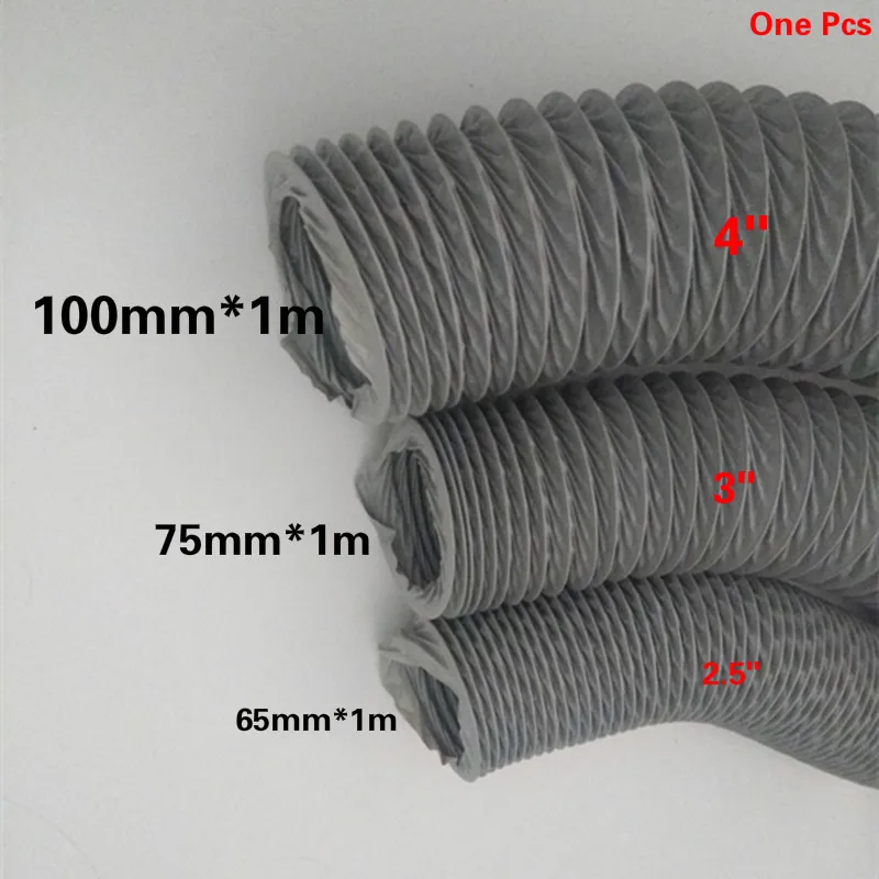 2.5" 3" 4" * 1Meter Pneumatic Component Nylon PVC Flexible Tube Pipe Exhaust Pipe Fume Hood For Assembly Line Smoke Dust Removal
2.5" 3" 4" * 1Meter Pneumatic Component Nylon PVC Flexible Tube Pipe Exhaust Pipe Fume Hood For Assembly Line Smoke Dust Removal
