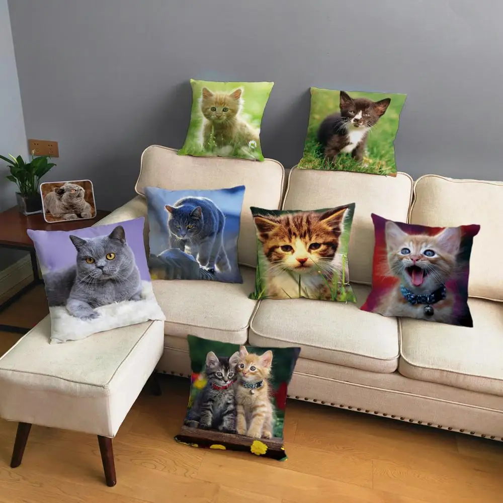 Cute Persian Cat Pillow Cover Super Soft Short Plush Cushion Cover 45*45cm Pillows Cases Home Decor Lovely Animal Pillow Case
Cute Persian Cat Pillow Cover Super Soft Short Plush Cushion Cover 45*45cm Pillows Cases Home Decor Lovely Animal Pillow Case