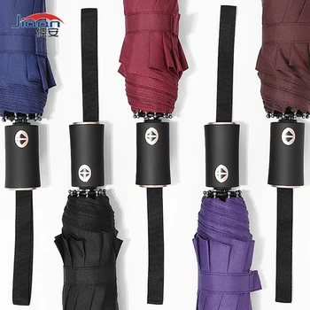 Wind Resistant Fully automatic three-folding umbrella business men and women fold umbrellas
Wind Resistant Fully automatic three-folding umbrella business men and women fold umbrellas