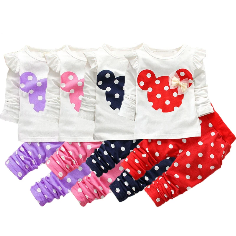 Mickey Minnie Baby Girls Clothing Set Autumn Pure Cotton Clothing Sets For Girls Full Shirt And Pants 2Pcs Children Clothing Set
Mickey Minnie Baby Girls Clothing Set Autumn Pure Cotton Clothing Sets For Girls Full Shirt And Pants 2Pcs Children Clothing Set
