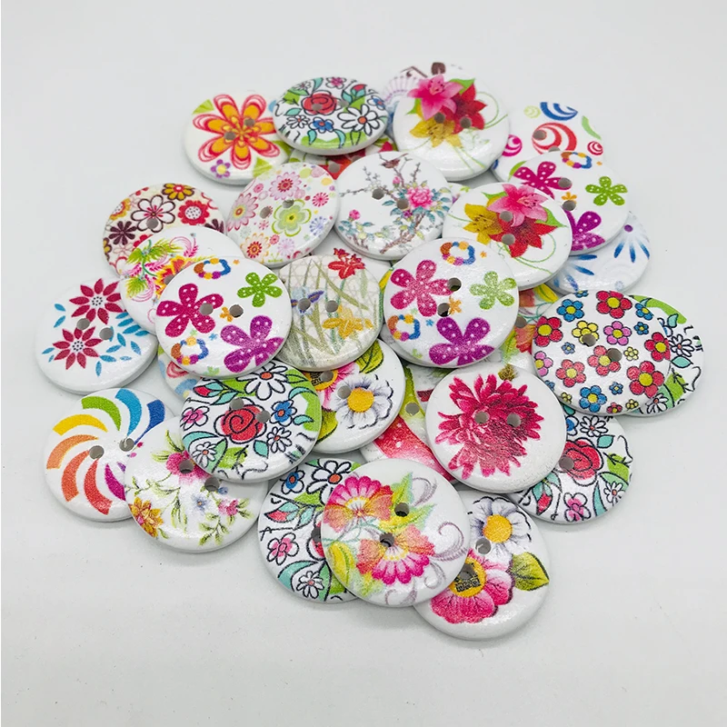 XinDong 25 mm Random Mixed 2 Holes flower Print Sewing Tools Wood Buttons For Diy Clothing Accessories 2 pcs
XinDong 25 mm Random Mixed 2 Holes flower Print Sewing Tools Wood Buttons For Diy Clothing Accessories 2 pcs