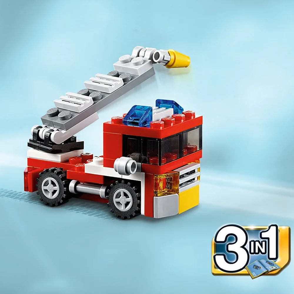 DECOOL 3102 City Creator 3 in 1 Mini Fire Rescue Building Blocks Sets Bricks Kids Model Kids Toys Marvel Compatible Legoings
DECOOL 3102 City Creator 3 in 1 Mini Fire Rescue Building Blocks Sets Bricks Kids Model Kids Toys Marvel Compatible Legoings