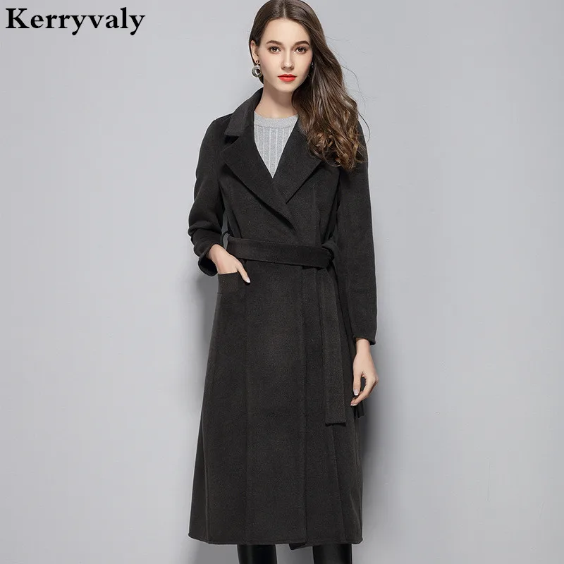 Winter Woman Long Cashmere Coat Abrigos Mujer Invierno 2020 Grey Double-sided Velvet Overcoat Abrigos De Mujer Elegantes D1656
Winter Woman Long Cashmere Coat Abrigos Mujer Invierno 2020 Grey Double-sided Velvet Overcoat Abrigos De Mujer Elegantes D1656