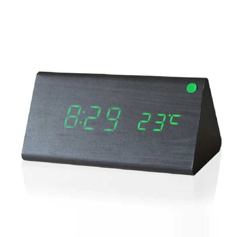 New wooden LED Alarm Clock,despertador Temperature Sounds Control LED display,electronic desktop Digital table clocks,SKU4A4A03
New wooden LED Alarm Clock,despertador Temperature Sounds Control LED display,electronic desktop Digital table clocks,SKU4A4A03