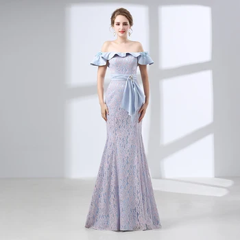 Sky Blue Evening Dresses Mermaid Cap Sleeves Lace Sexy Formal Women Long Evening Gown Prom Dresses Robe De Soiree
Sky Blue Evening Dresses Mermaid Cap Sleeves Lace Sexy Formal Women Long Evening Gown Prom Dresses Robe De Soiree