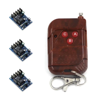 New Arrival DC 12V 24V 36V 48V 1 CH RF Wireless Remote Control 3 * Receivers & 1* Peach Transmitter 315mhz or 433 mhz For Choose 
New Arrival DC 12V 24V 36V 48V 1 CH RF Wireless Remote Control 3 * Receivers & 1* Peach Transmitter 315mhz or 433 mhz For Choose