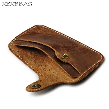 XZXBBAG Genuine Leather Card Case Bag Men Thin Card Wallet Male Business ID Credit Cards Holder Pack Hasp Cash Pocket Cardholder
XZXBBAG Genuine Leather Card Case Bag Men Thin Card Wallet Male Business ID Credit Cards Holder Pack Hasp Cash Pocket Cardholder