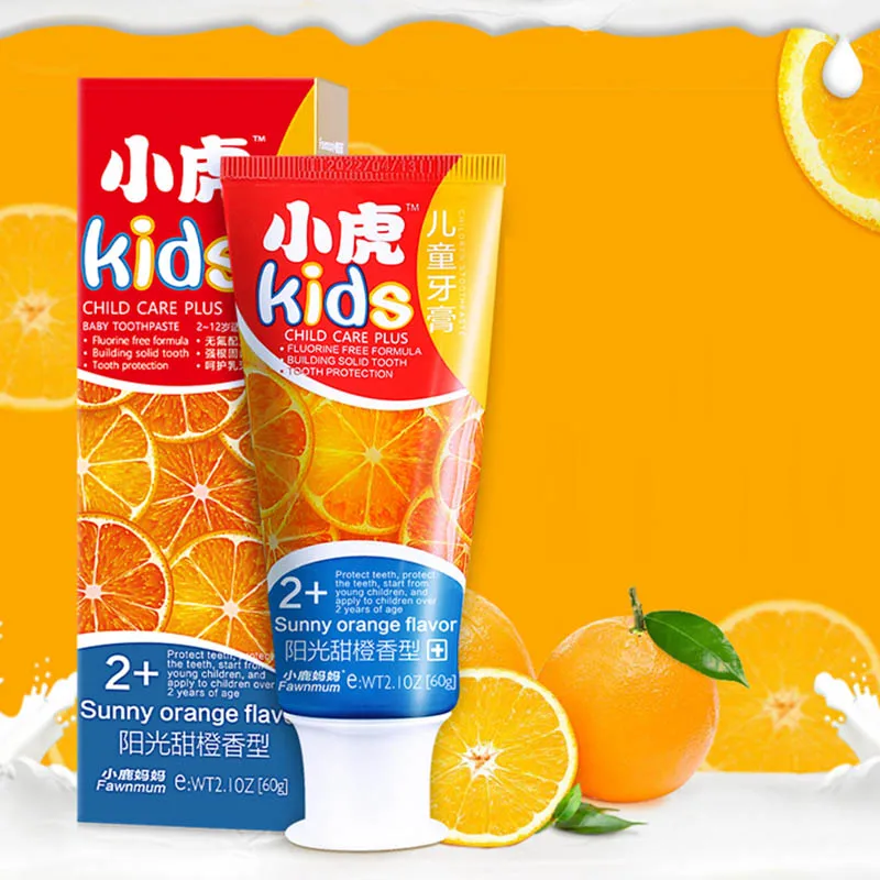 Orange Toothpaste Children's Fluorine Free Toothpaste Anti-caries Organic Toothpaste Teeth Whitening Cleaning Hygiene Dental
Orange Toothpaste Children's Fluorine Free Toothpaste Anti-caries Organic Toothpaste Teeth Whitening Cleaning Hygiene Dental