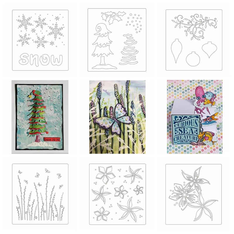 7Sets 6.5x7in New Design Plastic Stencil DIY Scrapbooking Embossing Paper Card Decorative Handmade Craft Templates Drawing Sheet
7Sets 6.5x7in New Design Plastic Stencil DIY Scrapbooking Embossing Paper Card Decorative Handmade Craft Templates Drawing Sheet