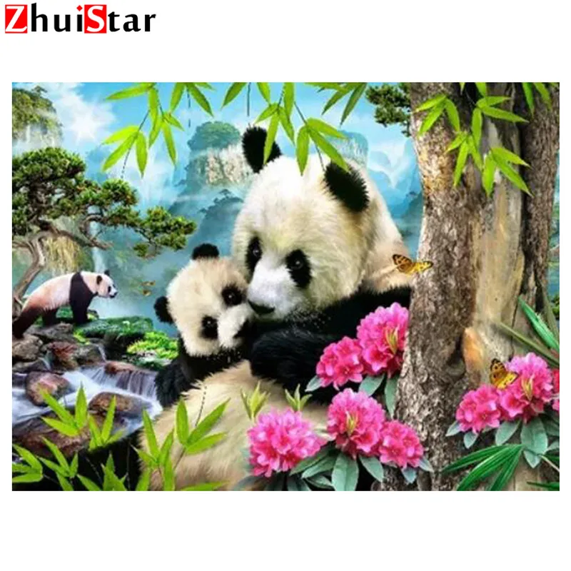 5D DIY Diamond Painting Full Square Animals Panda Rhinestones Cross Stitch Diamond Embroidery Landscape Mosaic Decoration XY1
5D DIY Diamond Painting Full Square Animals Panda Rhinestones Cross Stitch Diamond Embroidery Landscape Mosaic Decoration XY1