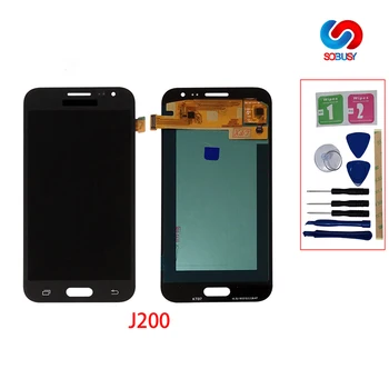 

5.0 Super Amoled lcd For Samsung Galaxy J2 2015 Display Digitizer Touch Screen J200F J200M J200H J200Y LCD Assembly Parts