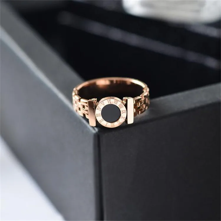 Martick Hot Rings Woman Rings Stainless Steel Black Roman Numerals Rings Rose Gold Color Hollow Out Rings Fashion Jewelry R101
Martick Hot Rings Woman Rings Stainless Steel Black Roman Numerals Rings Rose Gold Color Hollow Out Rings Fashion Jewelry R101