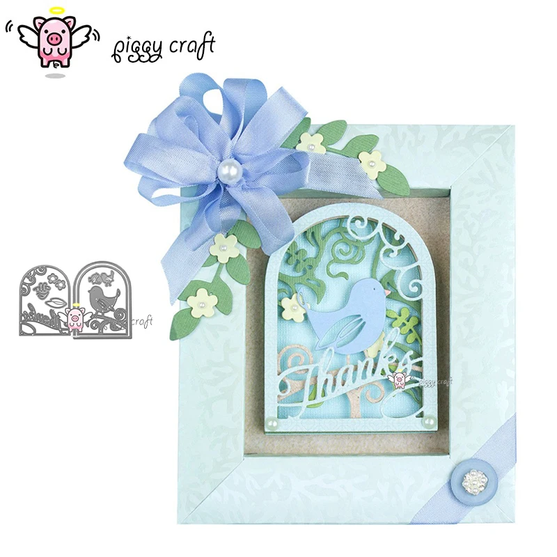 Piggy Craft metal cutting dies cut die mold Bird greeting card frame Scrapbook paper craft knife mould blade punch stencils die
Piggy Craft metal cutting dies cut die mold Bird greeting card frame Scrapbook paper craft knife mould blade punch stencils die