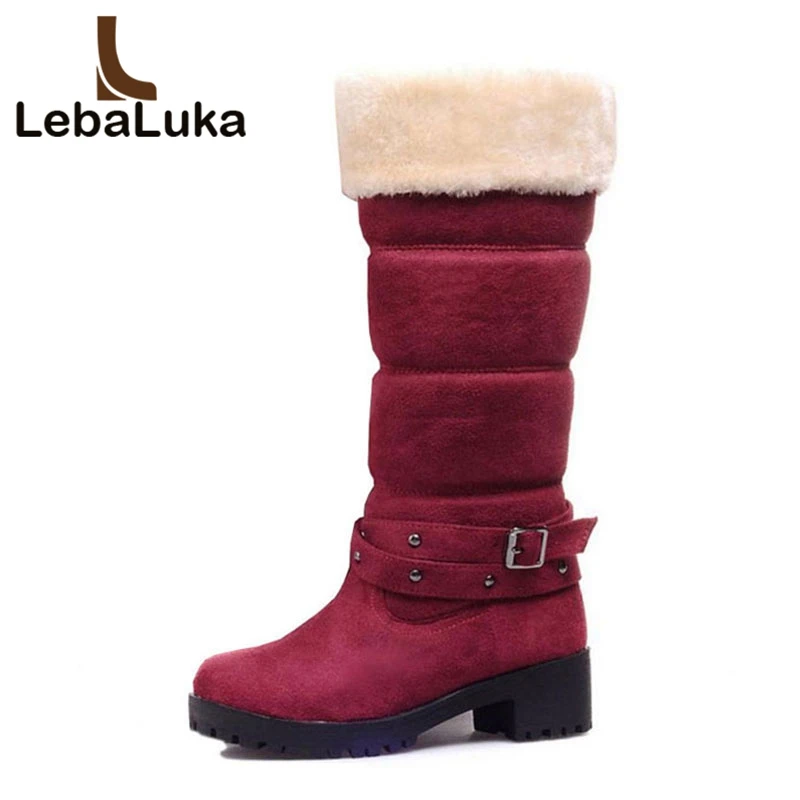 Tuyoki Women Half Short Boots Square Heels Winter Thicken Fur Warm Mid Calf Boot Feminina Gladiator Botas Shoes Size 34-43
Tuyoki Women Half Short Boots Square Heels Winter Thicken Fur Warm Mid Calf Boot Feminina Gladiator Botas Shoes Size 34-43