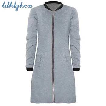 Solid Color Pockets Zippers Thick Slim Jacket 2018 Autumn-winter New Women's Long-sleeved Baseball Uniforms Office Lady Coat 150
Solid Color Pockets Zippers Thick Slim Jacket 2018 Autumn-winter New Women's Long-sleeved Baseball Uniforms Office Lady Coat 150