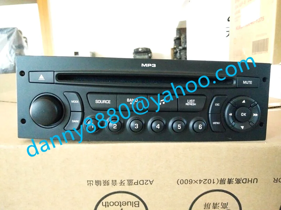 

Free EMS/DHL GENUINE RD45 Car Radio with CD USB for Peugeot 207 206 307 308 807 Citroen C2 C3 C4 C5 C8 (set VIN code by yourself