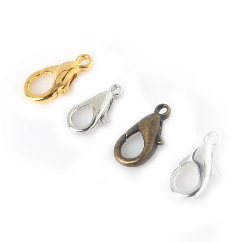 2015 Hot 100pcs Silver Gold Rhodium Bronze Plated Lobster Clasps Hooks Jewelry Findings 14mm Wholesale Lots
2015 Hot 100pcs Silver Gold Rhodium Bronze Plated Lobster Clasps Hooks Jewelry Findings 14mm Wholesale Lots