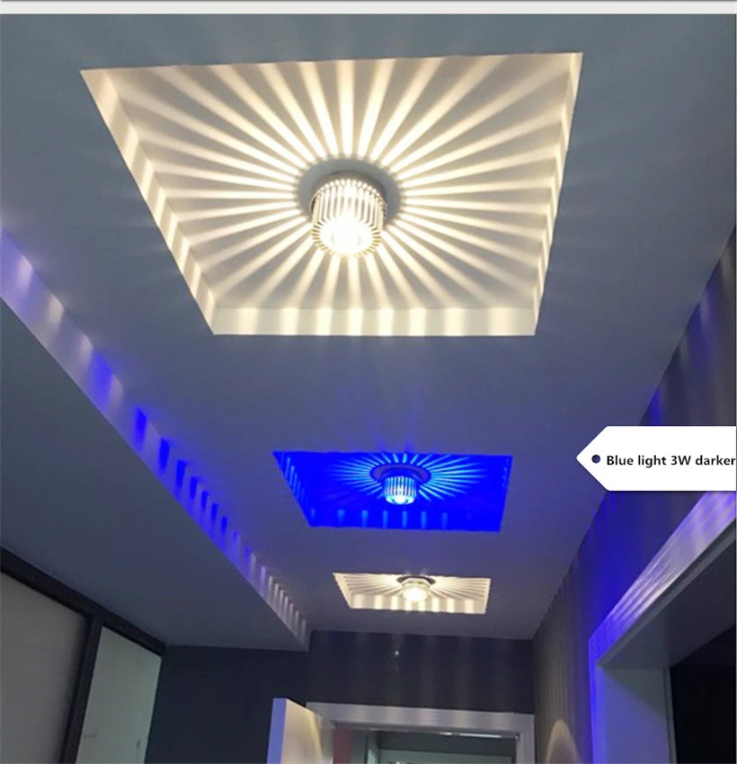 LED Crystal Aisle Celling Light (1)
