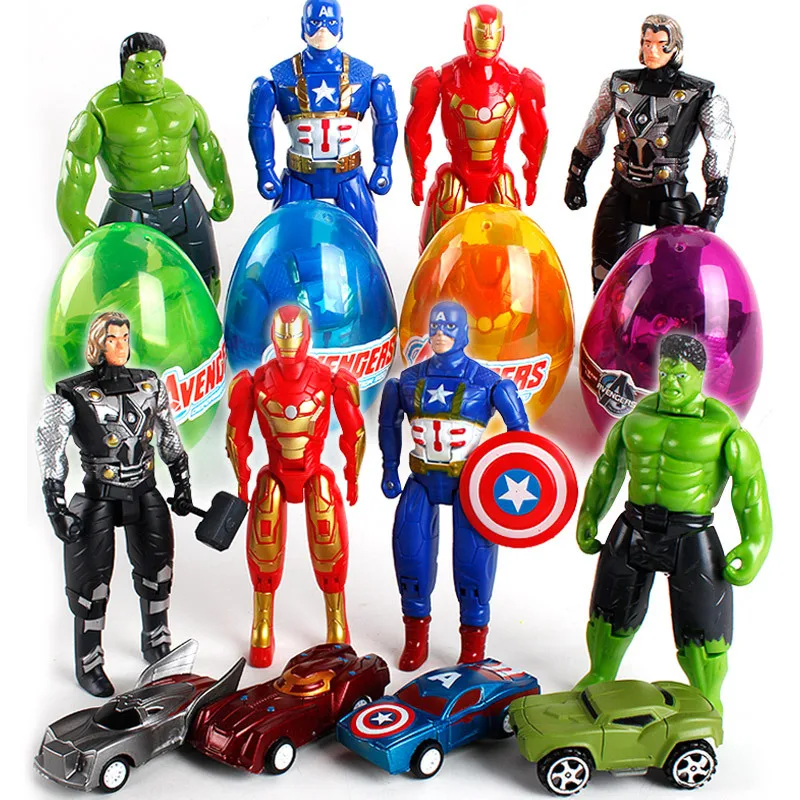 Avengers Super heroes Hulk Captain America Iron Man Deformation Egg Robot Action Figures Doll Toy For Kids Gifts
Avengers Super heroes Hulk Captain America Iron Man Deformation Egg Robot Action Figures Doll Toy For Kids Gifts