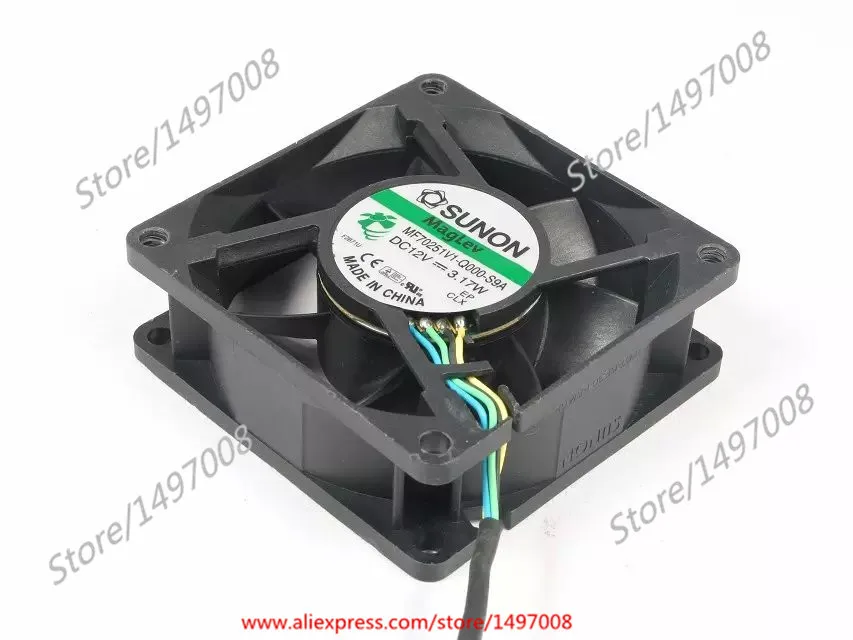 SUNON MF70251V1-Q000-S9A DC 12V 3,17 W 4-проводный Вентилятор охлаждения сервера 70x70x25 мм
SUNON MF70251V1-Q000-S9A DC 12V 3,17 W 4-проводный Вентилятор охлаждения сервера 70x70x25 мм