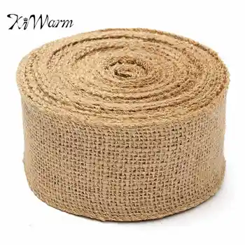 KiWarm Multi Sizes Natural Jute Hessian Burlap Ribbon Rustic DIY Wedding Decorations Jute Burlap Wholesale Upholstery Supplies
KiWarm Multi Sizes Natural Jute Hessian Burlap Ribbon Rustic DIY Wedding Decorations Jute Burlap Wholesale Upholstery Supplies