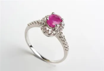 Genuine Red Natural Ruby Gemstone Rings Women Female Wedding Party Love Silver Fine Jewelry Rings Size 6
Genuine Red Natural Ruby Gemstone Rings Women Female Wedding Party Love Silver Fine Jewelry Rings Size 6