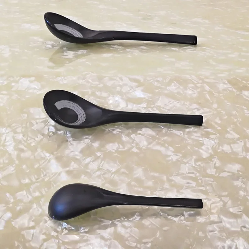 Black Frosted Imitation Porcelain Dinnerware Soup Spoon Small Bowl Taste Dish Cafeteria A5 Melamine Tableware Dinner Plate Black Frosted Imitation Porcelain Dinnerware Soup Spoon Small Bowl Taste Dish Cafeteria A5 Melamine Tableware Dinner Plate
