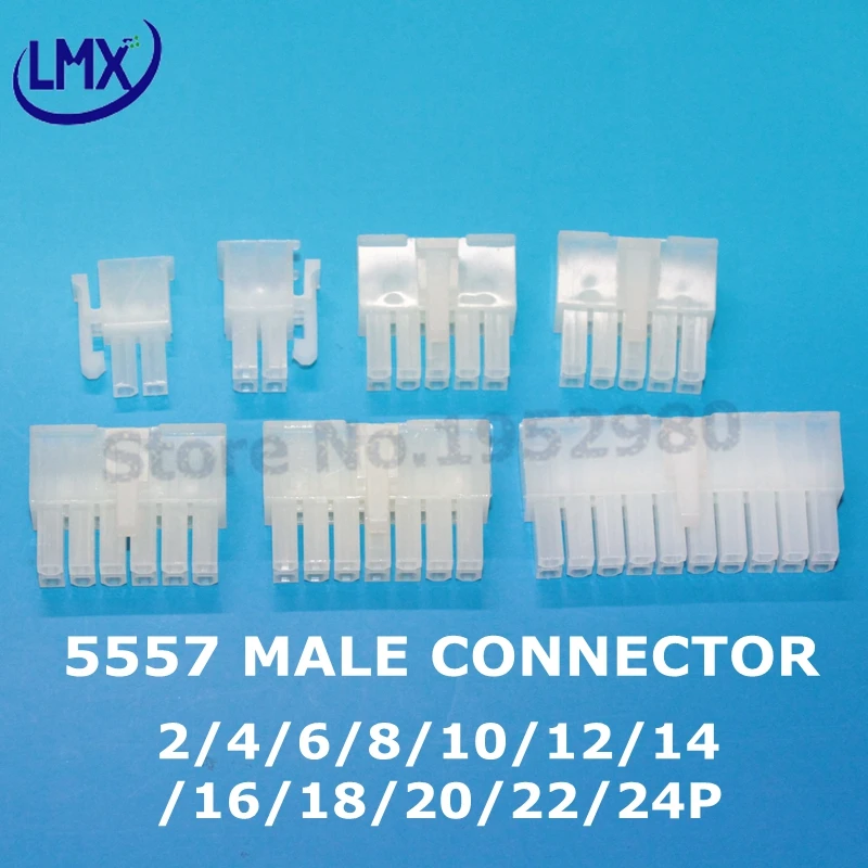 Фото 100 pcs/lot Pitch MX4.2MM 5557/5569 2*5PIN male housing connector for Molex PCB Board | Обустройство дома