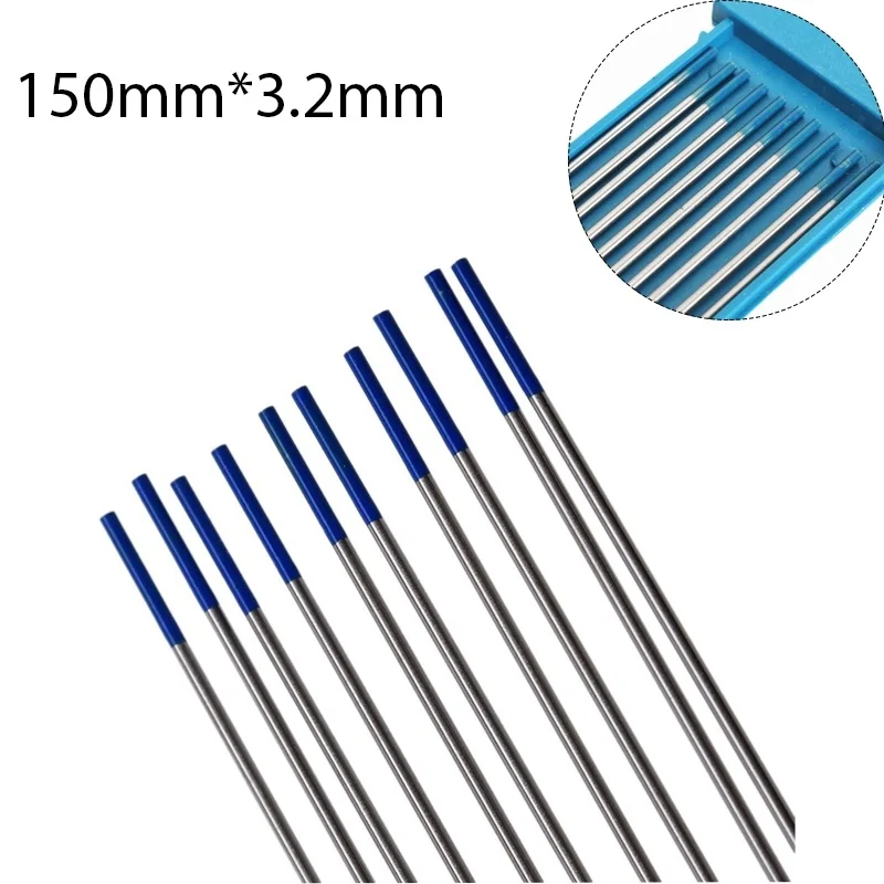 10Pcs/box Blue 2% Lanthanated WL20 TIG Welding Tungsten Electrode Welding Rod Tip 150mmx3.2mm
10Pcs/box Blue 2% Lanthanated WL20 TIG Welding Tungsten Electrode Welding Rod Tip 150mmx3.2mm