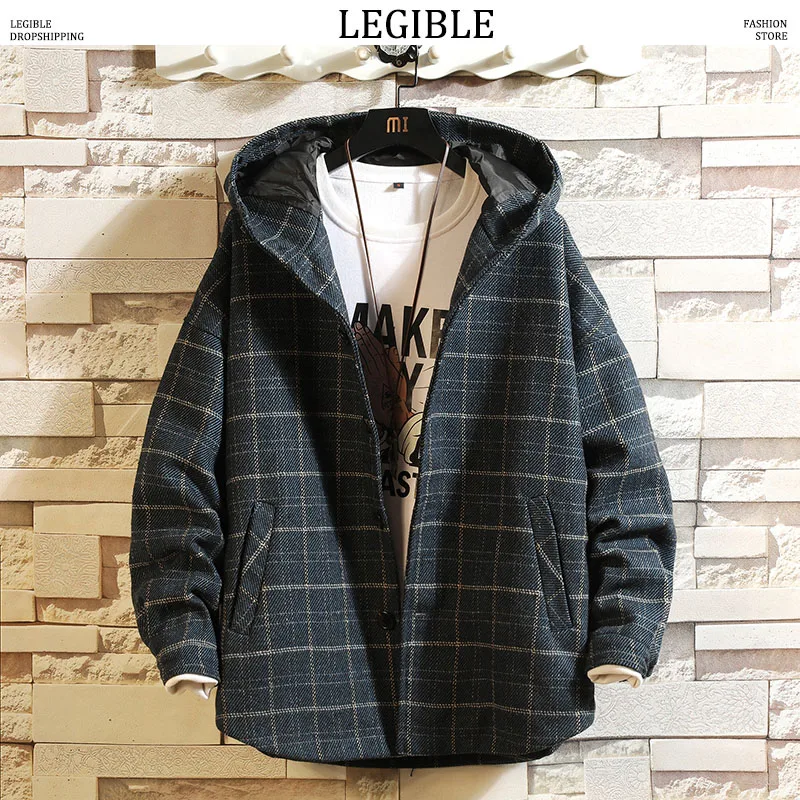 2019 Winter Jackets Mens Thick Plaid Windbreaker Jacket Male Autum Japanese Oversize Jacket Man Streetwear
2019 Winter Jackets Mens Thick Plaid Windbreaker Jacket Male Autum Japanese Oversize Jacket Man Streetwear