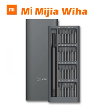 Original Xiaomi Mijia Wiha Daily Use Screwdriver Kit 24 Precision Magnetic Bits Alluminum Box Screw Driver xiaomi smart home Kit
Original Xiaomi Mijia Wiha Daily Use Screwdriver Kit 24 Precision Magnetic Bits Alluminum Box Screw Driver xiaomi smart home Kit