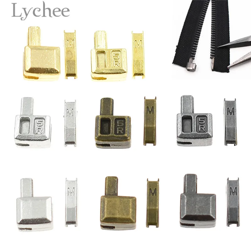 Lychee Life 10 комплектов металлическая застежка молния для ремонта с открытым концом