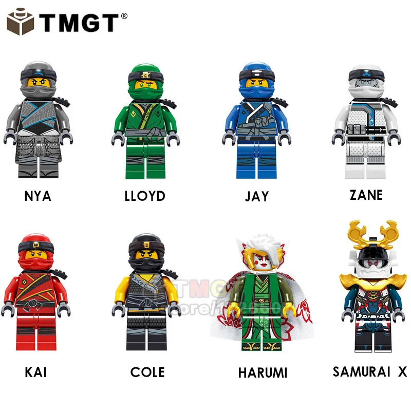 Single Sale Figure Ninjagoes NYA LLOYD JAY ZANE KAI COLE HARUMI Cartoon Anime Building Blocks Gift Toys For Children Friends
Single Sale Figure Ninjagoes NYA LLOYD JAY ZANE KAI COLE HARUMI Cartoon Anime Building Blocks Gift Toys For Children Friends