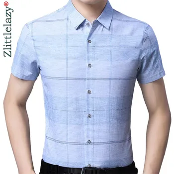 2019 brand casual summer luxury plaid short sleeve slim fit men shirt streetwear social dress shirts mens fashions jersey 51517
2019 brand casual summer luxury plaid short sleeve slim fit men shirt streetwear social dress shirts mens fashions jersey 51517