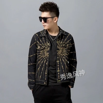 100%real men luxury black/blue jean rivet event/stage performance short tuxedo jacket/stage performance/ASIA SIZE
100%real men luxury black/blue jean rivet event/stage performance short tuxedo jacket/stage performance/ASIA SIZE