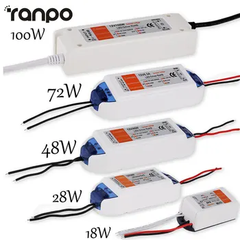 1PCS 12V 18W 28W 48W 72W 100W Power Supply AC/DC Led Driver Adapter Transformer Switch for LED Strip RGB Ceiling Light Bulb Lamp
1PCS 12V 18W 28W 48W 72W 100W Power Supply AC/DC Led Driver Adapter Transformer Switch for LED Strip RGB Ceiling Light Bulb Lamp