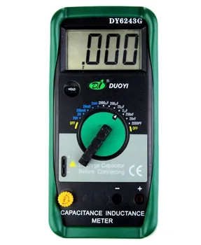 DY6243G digital capacitance meter, Inductance tester,high precision, handheld.
DY6243G digital capacitance meter, Inductance tester,high precision, handheld.