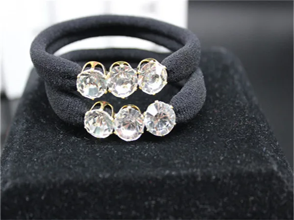 2piecs New design of crystal girl holders high quality rubber band elastic hair accessories black hair female tie chewing gum
2piecs New design of crystal girl holders high quality rubber band elastic hair accessories black hair female tie chewing gum