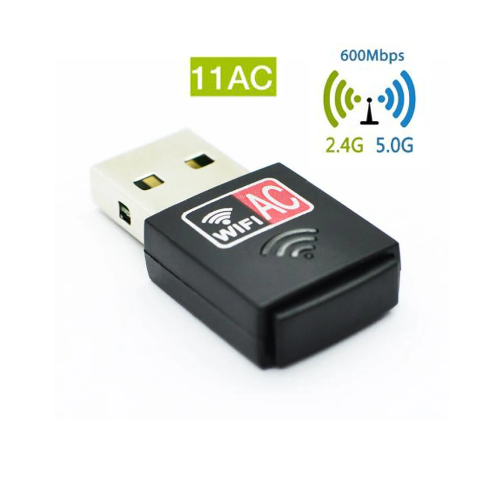 802.11ac wireless USB Wifi Adapter Nano-Sized USB Ethernet Network Card 600Mbps 2.4G 5Ghz PC WiFi Receiver AC WiFi Dongle
802.11ac wireless USB Wifi Adapter Nano-Sized USB Ethernet Network Card 600Mbps 2.4G 5Ghz PC WiFi Receiver AC WiFi Dongle