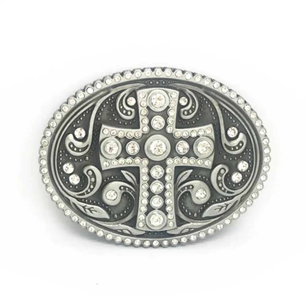 Vintage arabesque Cross with rhinestone inlaid metal belt buckle cowboy clip Belt Accessories
Vintage arabesque Cross with rhinestone inlaid metal belt buckle cowboy clip Belt Accessories