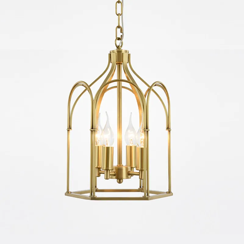 Loft American Country LED Chandelier Lamp Modern Simple Birdcage Villa Study Decoration Stairs Hanging Light Fixture
Loft American Country LED Chandelier Lamp Modern Simple Birdcage Villa Study Decoration Stairs Hanging Light Fixture