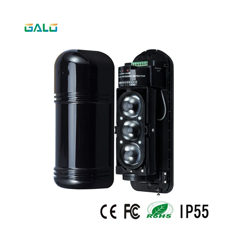 Anti-intrusion 3-Beams Intelligent IR Photocell Sensor , Outdoor Detctor distance 200M For Home Alarm Systtem
Anti-intrusion 3-Beams Intelligent IR Photocell Sensor , Outdoor Detctor distance 200M For Home Alarm Systtem