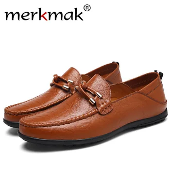 Merkmak 2018 New Comfortable Casual Loafer Men Shoes High Quality Cow Leather Handmade Men Flats Footwear Business Driving Shoes
Merkmak 2018 New Comfortable Casual Loafer Men Shoes High Quality Cow Leather Handmade Men Flats Footwear Business Driving Shoes